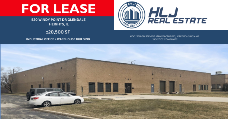 Read more about the article FOR LEASE: 520 WINDY POINT DR GLENDALE HEIGHTS, IL ±20,500 SF